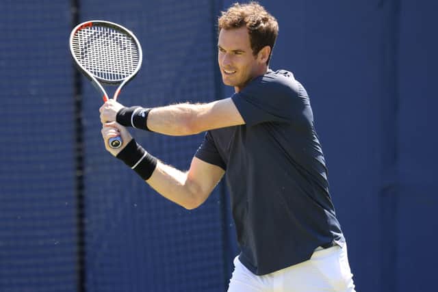 Andy Murray will make a long-awaited return to competitive tennis action at the Queen's Club after three months sidelined through injury. (Pic: Getty)