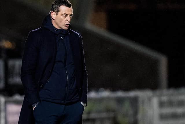 Hibs manager Jack Ross.