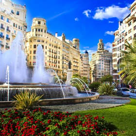 View of Turia Gardens, Valencia