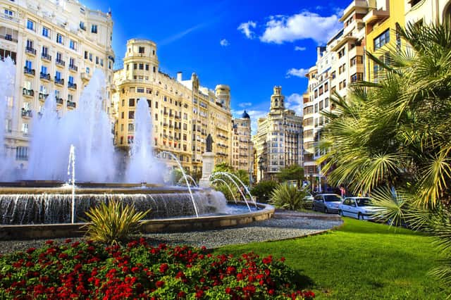 View of Turia Gardens, Valencia