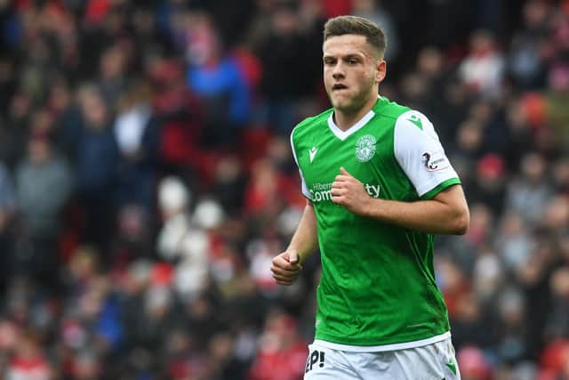 Hibs striker Jamie Gullan has joined Andy Murray's sports agency. Picture: SNS