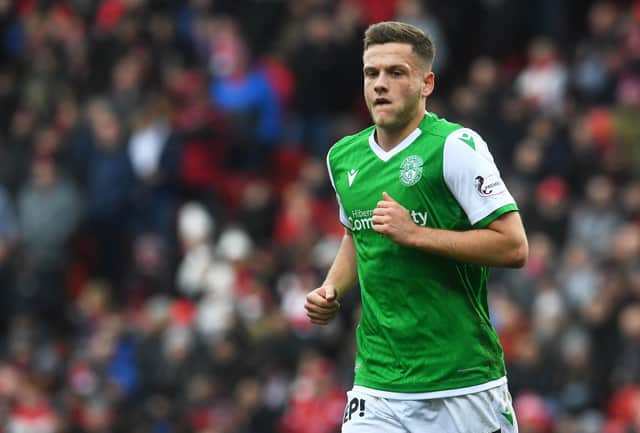 Hibs striker Jamie Gullan has joined Andy Murray's sports agency. Picture: SNS
