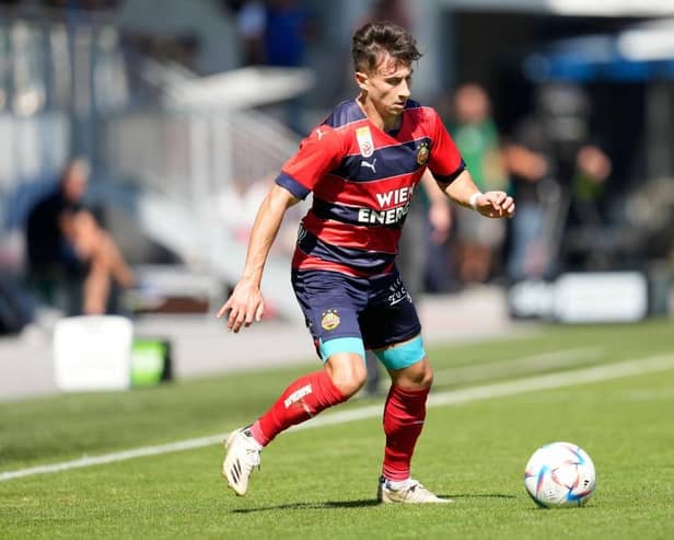 Celtic are reportedly interested in Rapid Vienna winger Nicolas Kuhn. (Photo by Carsten Harz/Getty Images)