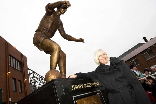 One of Scotland's most skilled dribblers of all time, 'Jinky' Johnstone is a Celtic and Scotland icon who won a total of 18 trophies with the Hoops - including the 1967 European Cup. He finished in third place in the prestigious Ballon d'Or awards three times.