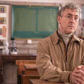 Alan Cumming appears as schoolboy imposter Brian MacKinnon in the new drama-documentary My Old School by Jono McLeod. Picture: Tommy Ga-Ken Wan.