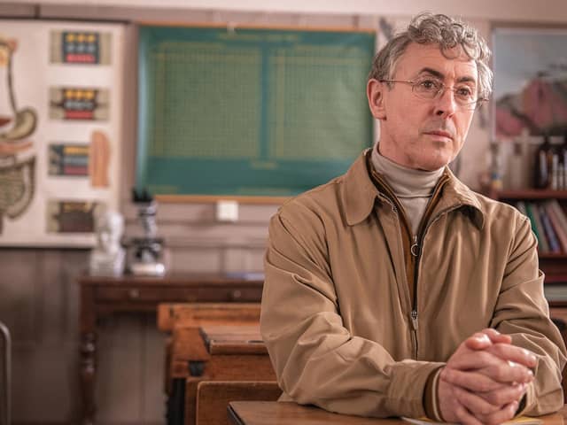 Alan Cumming appears as schoolboy imposter Brian MacKinnon in the new drama-documentary My Old School by Jono McLeod. Picture: Tommy Ga-Ken Wan.