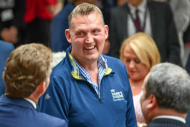 Former Scotland rugby player Doddie Weir was diagnosed with MND in 2016