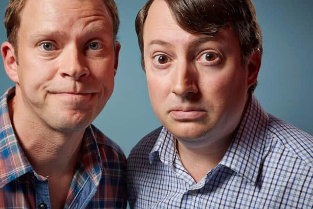 David Mitchell and Robert Webb star in Peep Show - Succession creator Jessie Armstrong's previous hit television show.