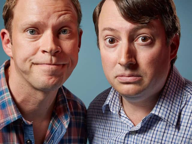 David Mitchell and Robert Webb star in Peep Show - Succession creator Jessie Armstrong's previous hit television show.