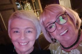 Tracy Farrell with her mum Kathleen.