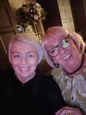 Tracy Farrell with her mum Kathleen.