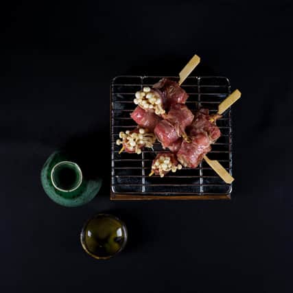 Hope Omurisu looks to give Edinburgh locals a taste of authentic Japanese cuisine with skewers like its Enoki Mushroom and Rolled Fillet Beef offering