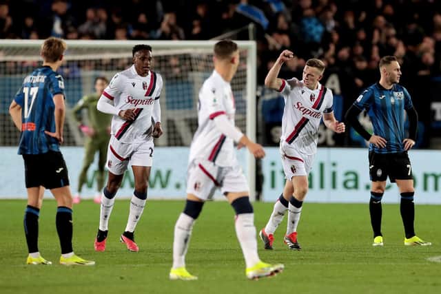 Lewis Ferguson scored and captained Bologna to a big win over Atalanta in Serie A.