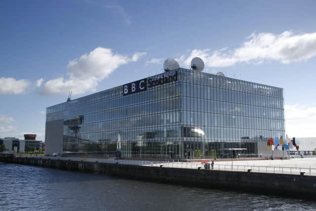 The BBC Scotland headquarters at Pacific Quay in Glasgow. Picture: BBC