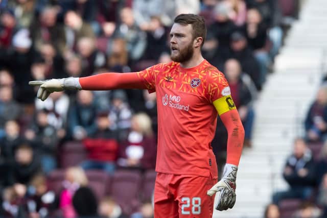 Zander Clark has been in excellent form for Hearts since coming into the team.