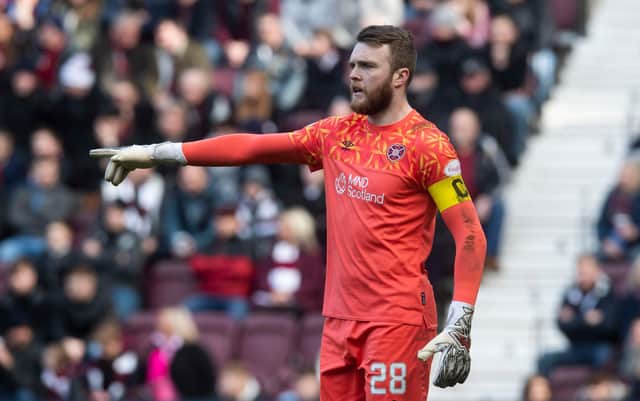 Zander Clark has been in excellent form for Hearts since coming into the team.