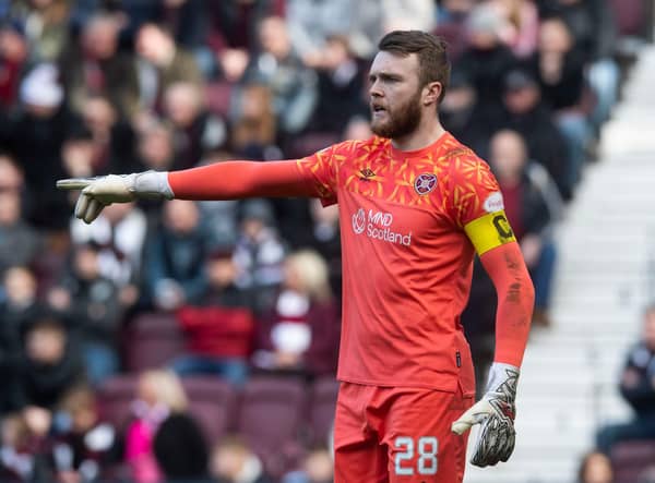 Zander Clark has been in excellent form for Hearts since coming into the team.