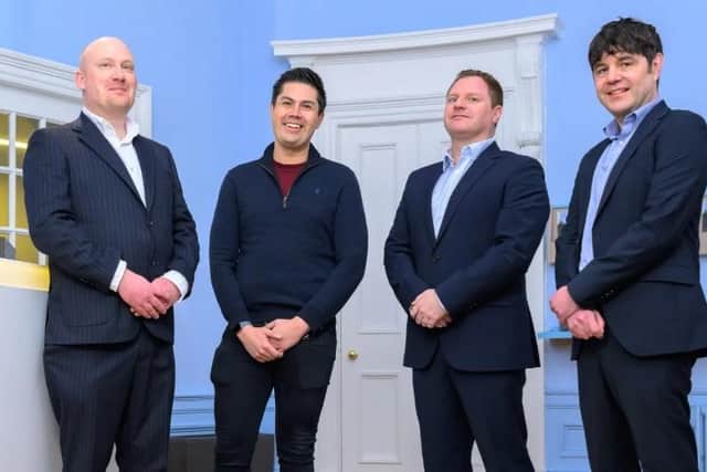 L-R Alan Downie, Joshua-Williams, Stephen-Thom, Allan-Smith