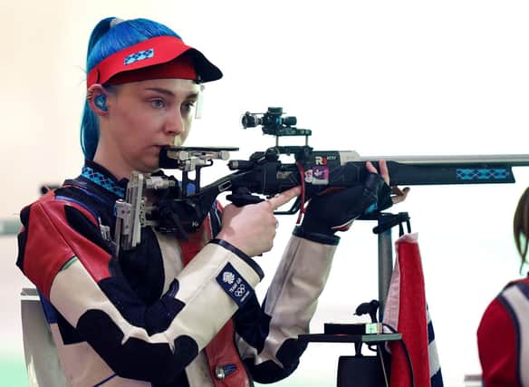 Great Britain's Seonaid McIntosh in the 50m Rifle Women's Qualification at Asaka Shooting Range (Picture: Mike Egerton/PA Wire.)