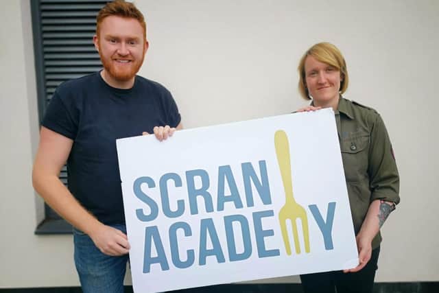 John Loughton and Fiona Donaldson. Picture: Scran Academy.