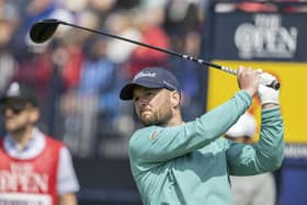 Michael Stewart in action during the second round of the 151st Open at Royal Liverpool. Picture: Tom Russo/The Scotsman.