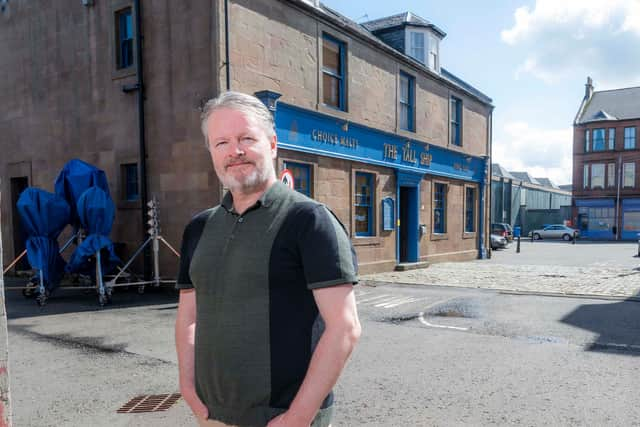 River City producer Martin McCardie has been overseeing preparations for the resumption of filming on River City. Picture: Alan Peebles.