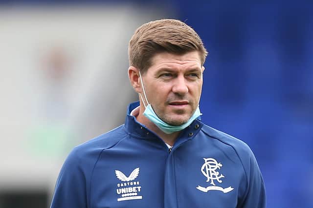 Steven Gerrard wasn't happy with certain aspects of Rangers' defeat by Tranmere