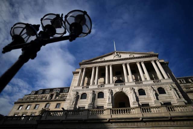 The Bank of England is widely tipped to hike interest rates again this week. Picture: AFP via Getty Images.