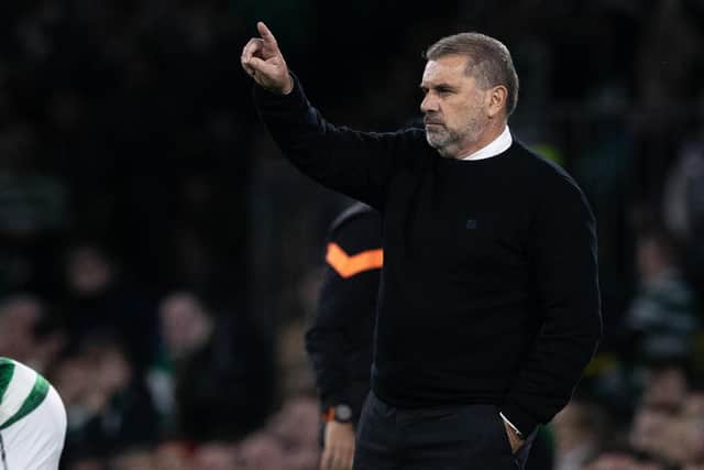 Celtic manager Ange Postecoglou is keen to point to the fact that the football excitement being generated for him right now concerns his team's Livingston contest, not Real Madrid in the Bernabeau in midweek. (Photo by Craig Williamson / SNS Group)