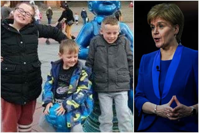 The First Minister reacted to the news that three children have died after a fire broke out in a flat in Paisley.