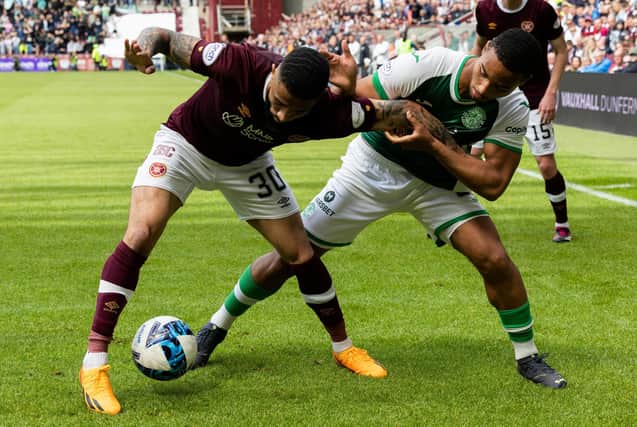 Hearts and Hibs face each other on October 7.