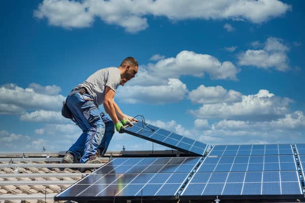 ​Solar panels will be deployed at the West Shore development, which is being designed to achieve regulated operational net zero carbon (Picture: stock.adobe.com)