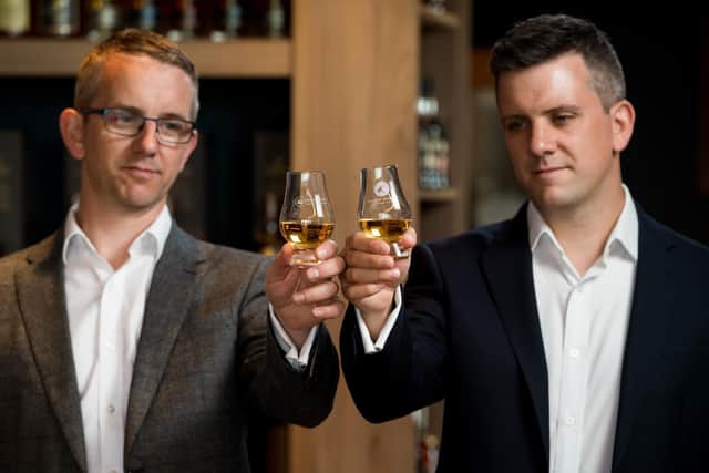From left: Whisky Hammer co-founders and brothers Craig and Daniel Milne, who were born and raised in Macduff. Picture: Richard Frew Photography & Film.