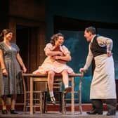 Carmen Pieraccini, Chiara Sparkes and Andy Clark in Tally's Blood (Picture: Mihaela Bodlovic)