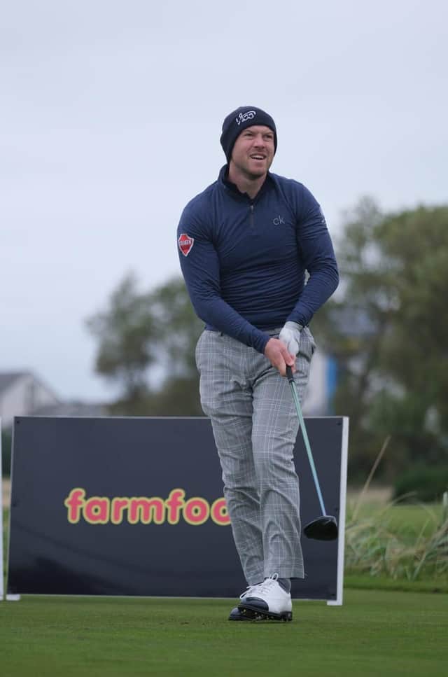 Irishman Brendan McCarroll finished birdie-birdie to set the pace in the Tartan Pro Tour's Carnoustie Tour Championship. Picture: Tartan Pro Tour