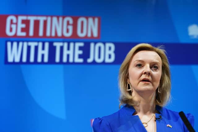 Liz Truss needs to realise that helping people cope with soaring energy prices cannot be accurately describing as giving them 'hand-outs' (Picture: Ian Forsyth/Getty Images)