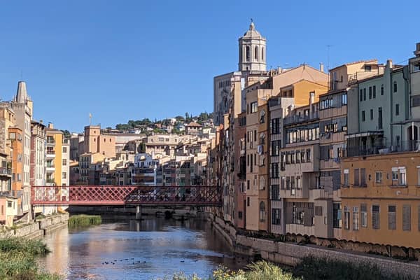 A view of Girona with the cathedral in the background. Picture: PA Photo/Jonjo Maudsley.