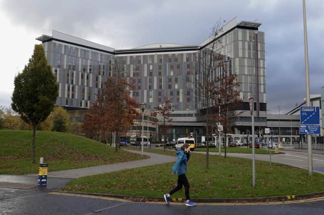 The baby was born at Queen Elizabeth University Hospital