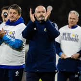 Scotland manager Steve Clarke applauds after Sunday's final Group A Euro 2024 qualifier against Norway (Photo by Alan Harvey / SNS Group)