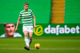 Celtic defender Kristoffer Ajer has one year left on his contract. Picture: SNS