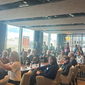 Standing room only for the ‘Scaling in Sync – C-suite strategies for Unified Growth’ event during Glasgow Tech Week