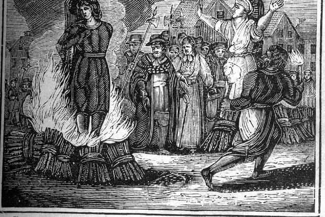 Remarkable entries from Aberdeen city's accounts from the late 16th Century show the costs of goods required to burn a witch . PIC: Creative Commons.
