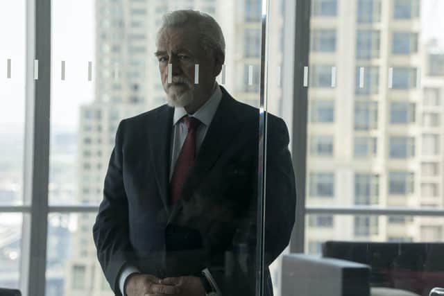 Brian Cox in a scene from 'Succession'. Picture: Macall Polay/HBO via AP