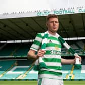 James McCarthy says, following his father's death only a matter of months ago,  he determined to do him, and his family, proud in joining Celtic, so close to all of them. (Photo by Craig Williamson / SNS Group)