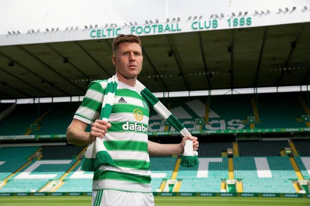 James McCarthy says, following his father's death only a matter of months ago, he determined to do him, and his family, proud in joining Celtic, so close to all of them. (Photo by Craig Williamson / SNS Group)