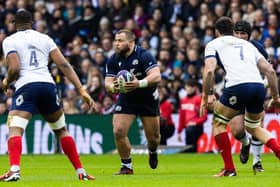 Won Scotland a second-half penalty with some excellent scrummaging and carried well. Came off for Alec Hepburn later in the game. 7
