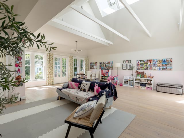 Although it has kept many of its lovely original features, the house has recently undergone a refurbishment.