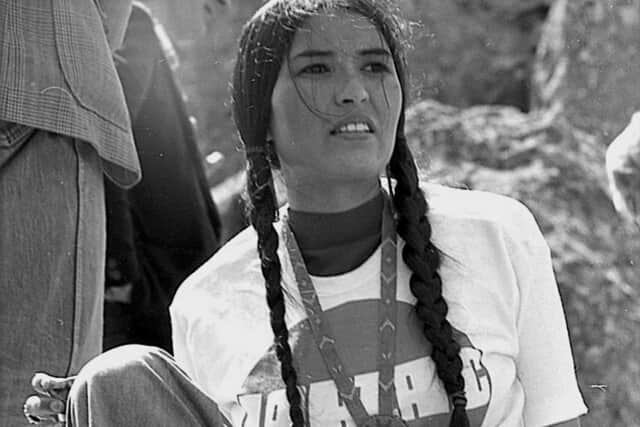 Sacheen Littlefeather, aside from having a career as an actress, is also well known for being a Native American civil rights activist.