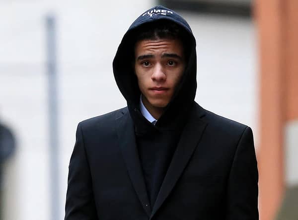 Charges of attempted rape and assault against Mason Greenwood have been dropped (Picture: Lindsey Parnaby/AFP via Getty Images)