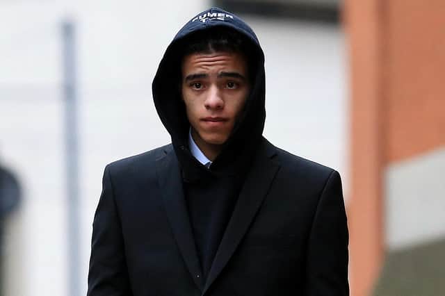 Charges of attempted rape and assault against Mason Greenwood have been dropped (Picture: Lindsey Parnaby/AFP via Getty Images)